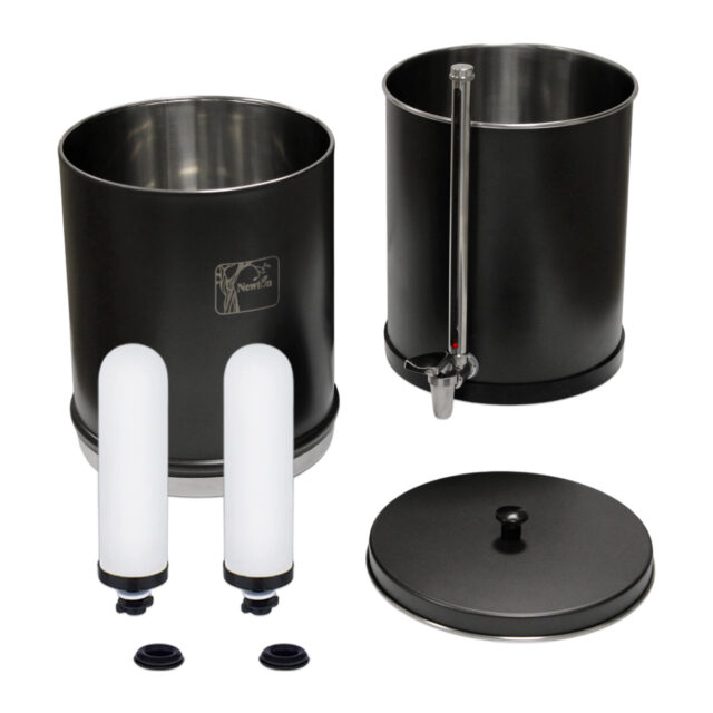 Newton Gravity Fluoride Water Filter System with stand and tap