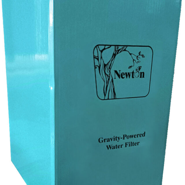 Premium Newton Gravity Fluoride Water Filter System packaging
