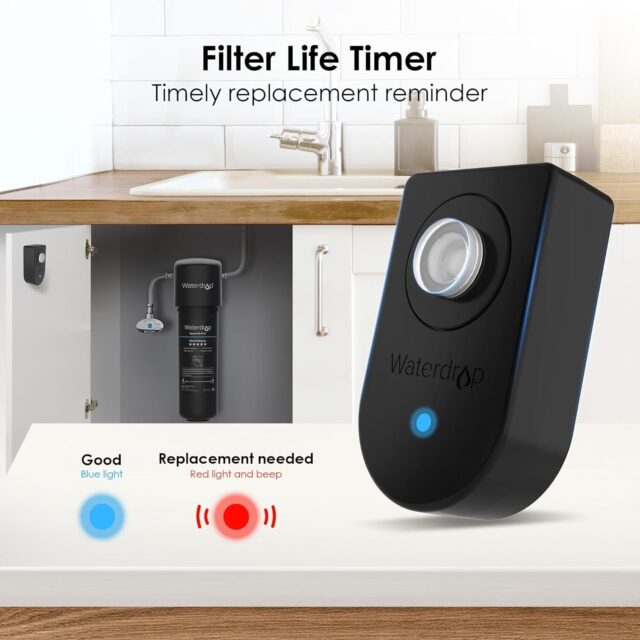 Waterdrop 10UA Under Sink Filter System with filter life timer