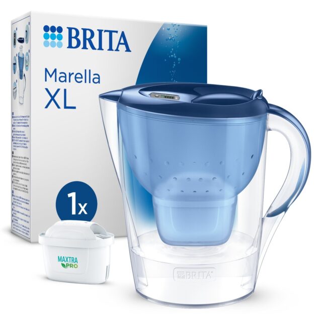 BRITA Marella XL water filter jug with MAXTRA PRO cartridge