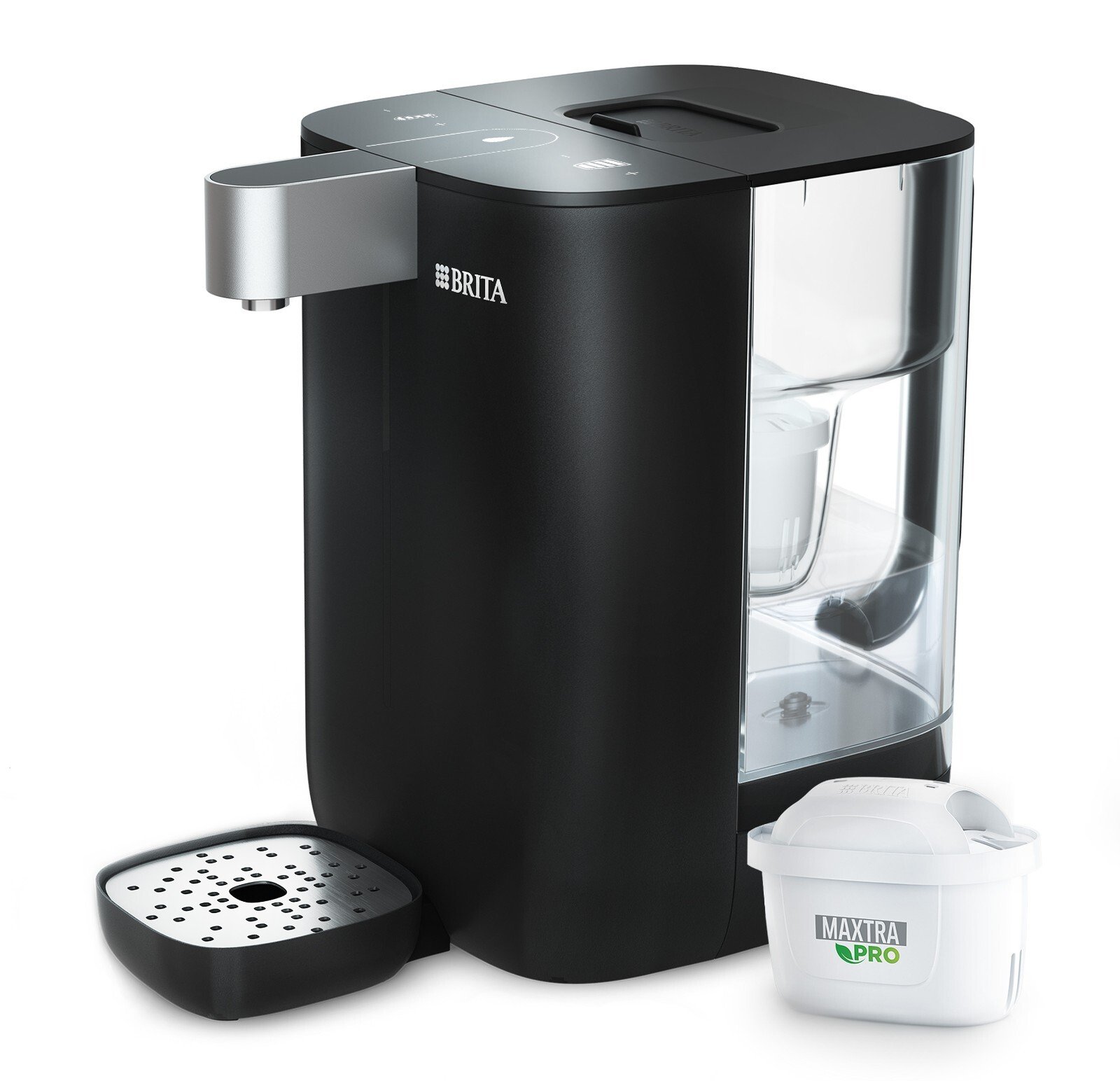 BRITA Cube Black 4L Hot Water Dispenser & MAXTRA PRO Filter - Premium Quality